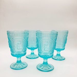 Easter bunny hobnail 12oz glasses